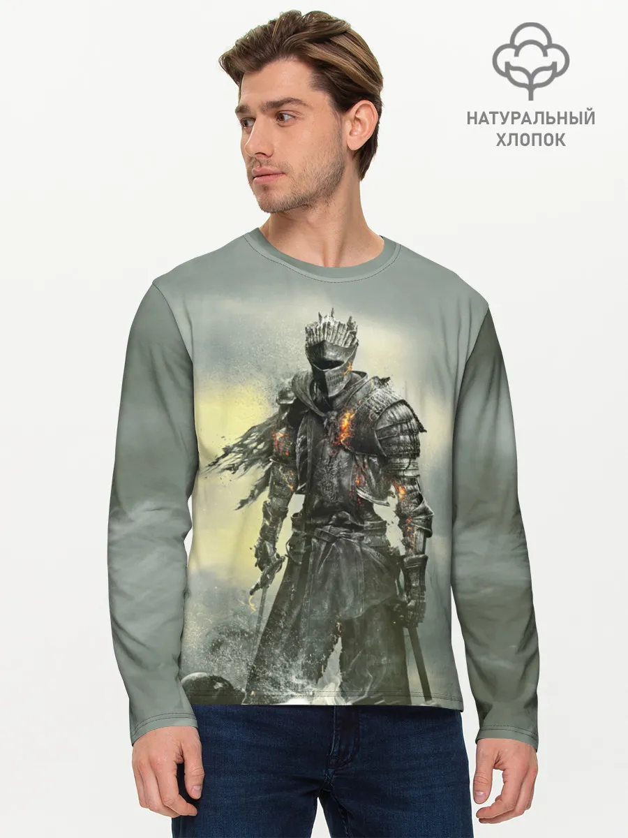 Мужской лонгслив базовый / Dark Souls