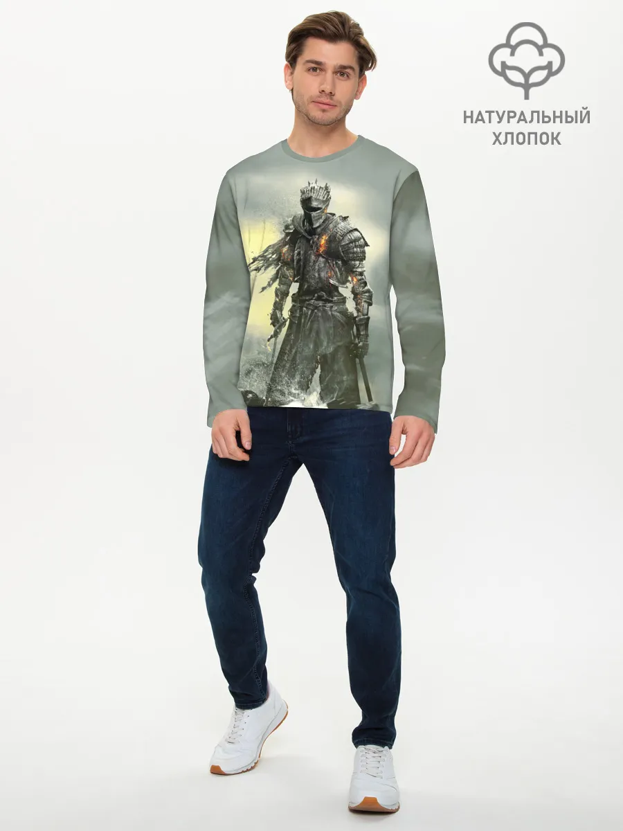 Мужской лонгслив базовый / Dark Souls
