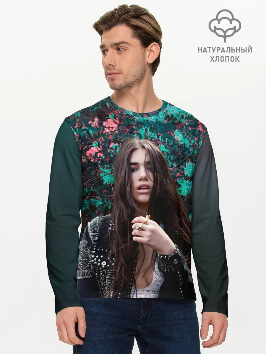 Мужской лонгслив базовый / Dua Lipa