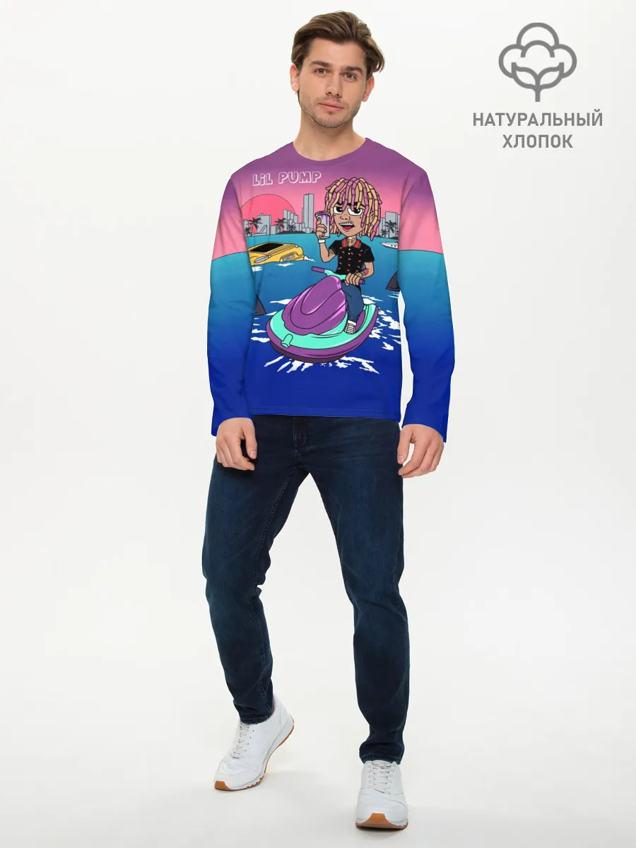 Мужской лонгслив базовый / Lil Pump