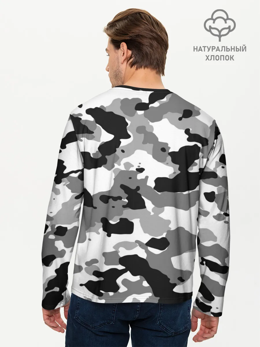 Мужской лонгслив базовый / FC Juventus Camouflage