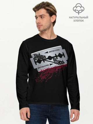 Мужской лонгслив базовый / Judas Priest