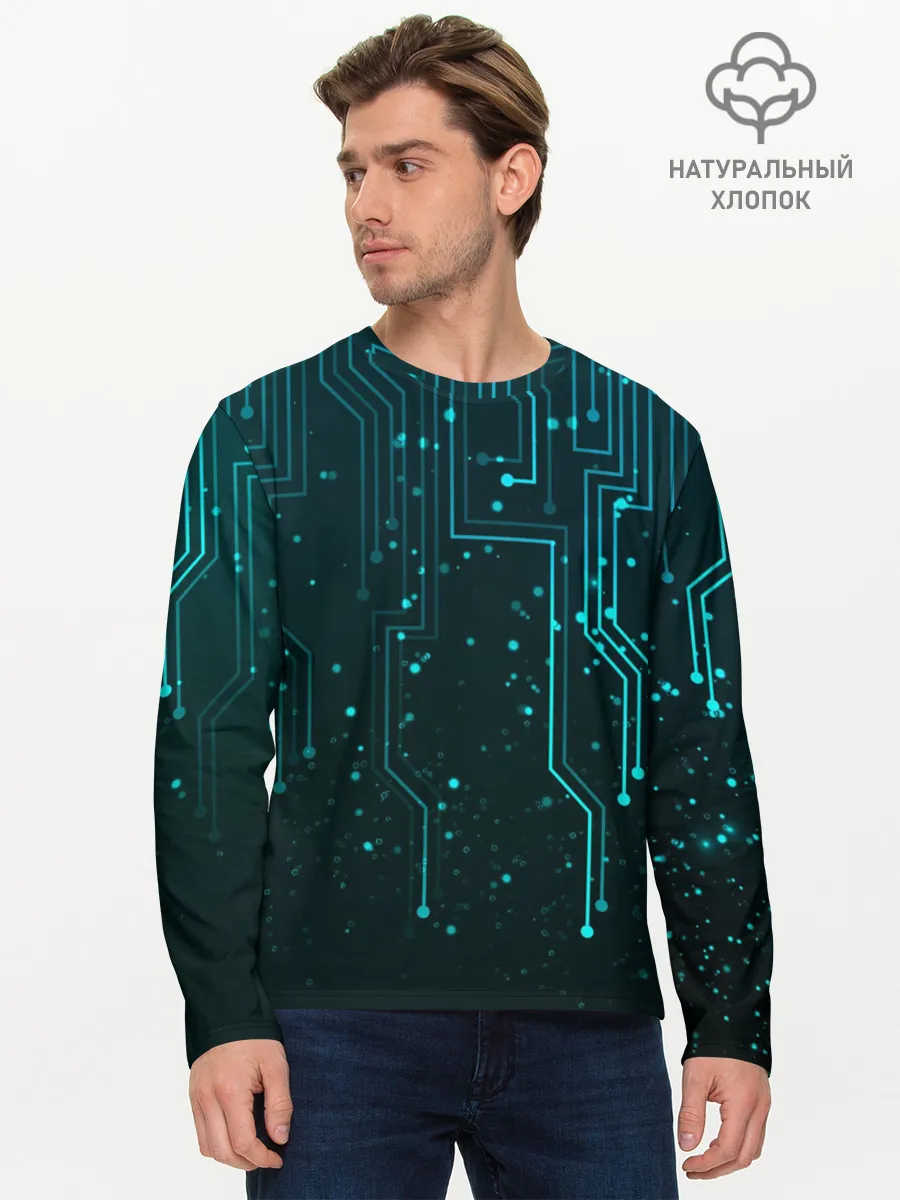 Мужской лонгслив базовый / В стиле Трон новое поколения