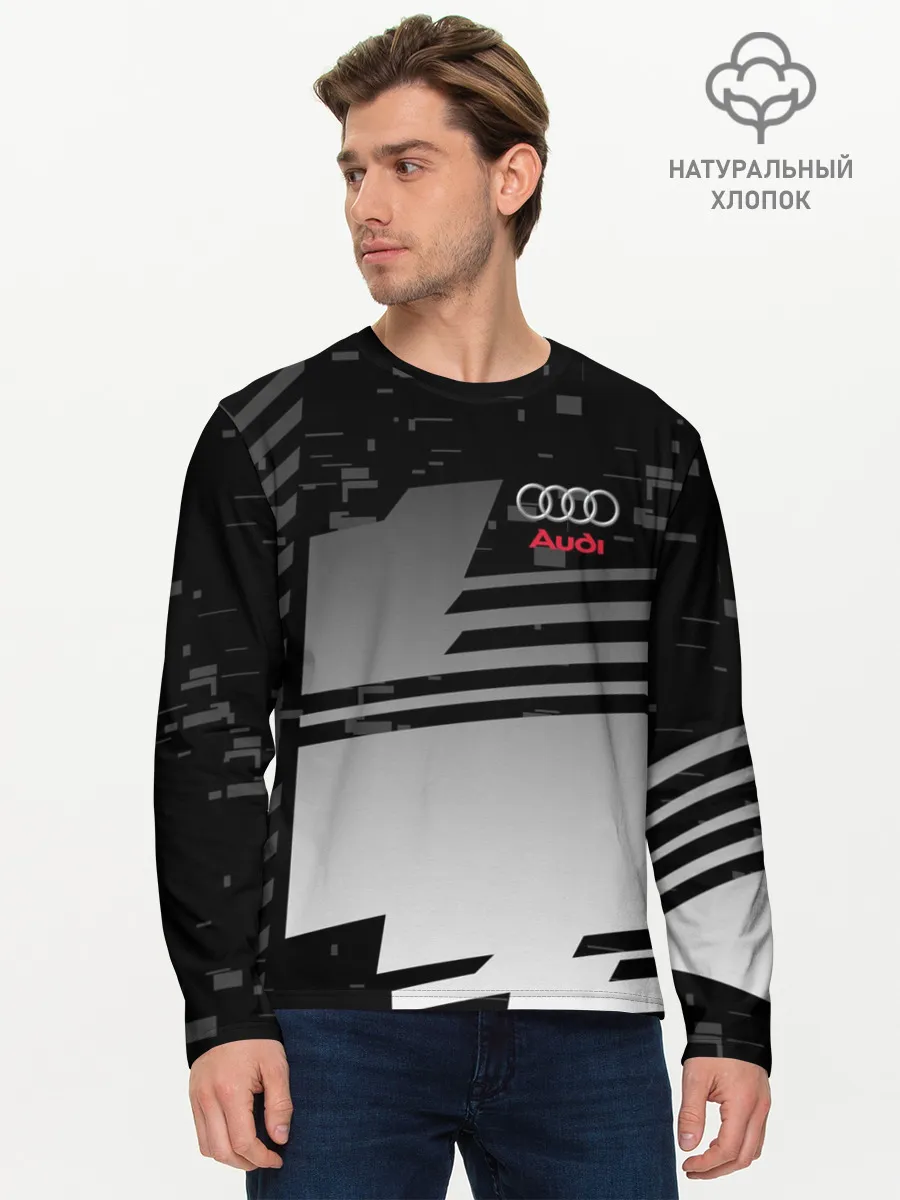 Мужской лонгслив базовый / AUDI SPORT