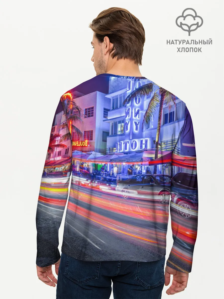Мужской лонгслив базовый / Артём в стиле GTA