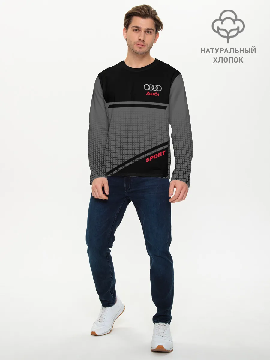 Мужской лонгслив базовый / AUDI SPORT