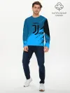 Мужской лонгслив базовый / FC Juventus abstract style