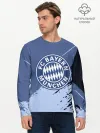 Мужской лонгслив базовый / FC Bayern Munchen style