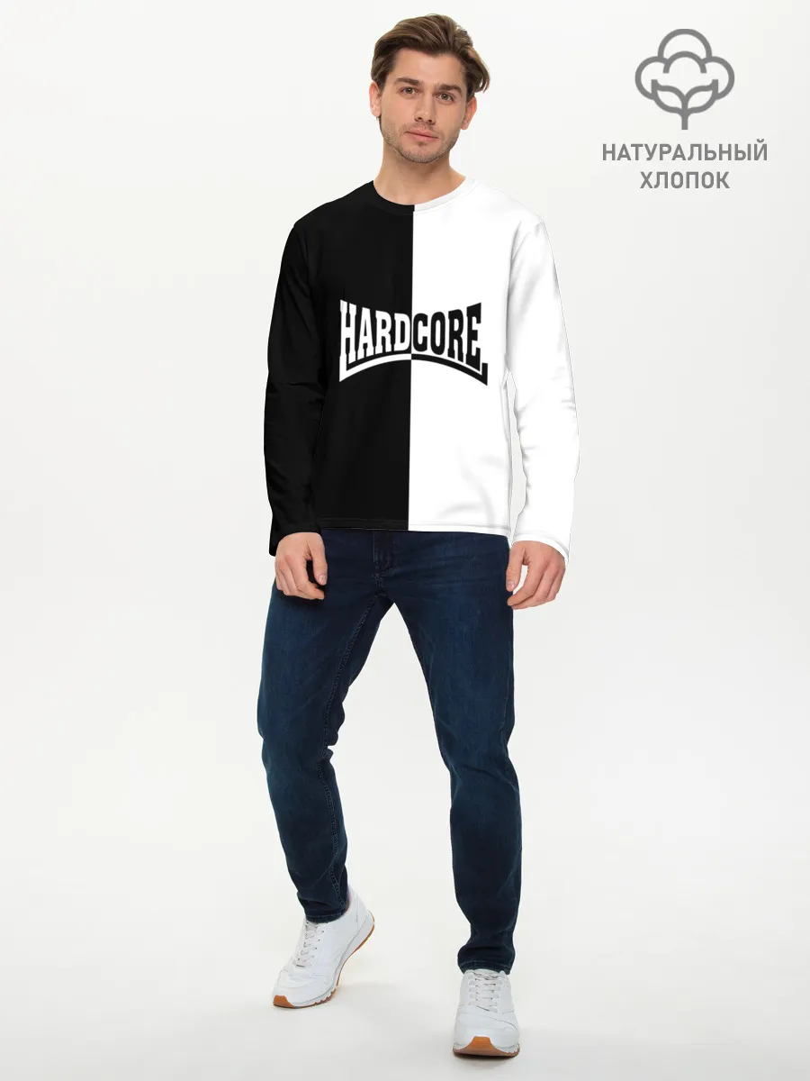 Мужской лонгслив базовый / Hardcore