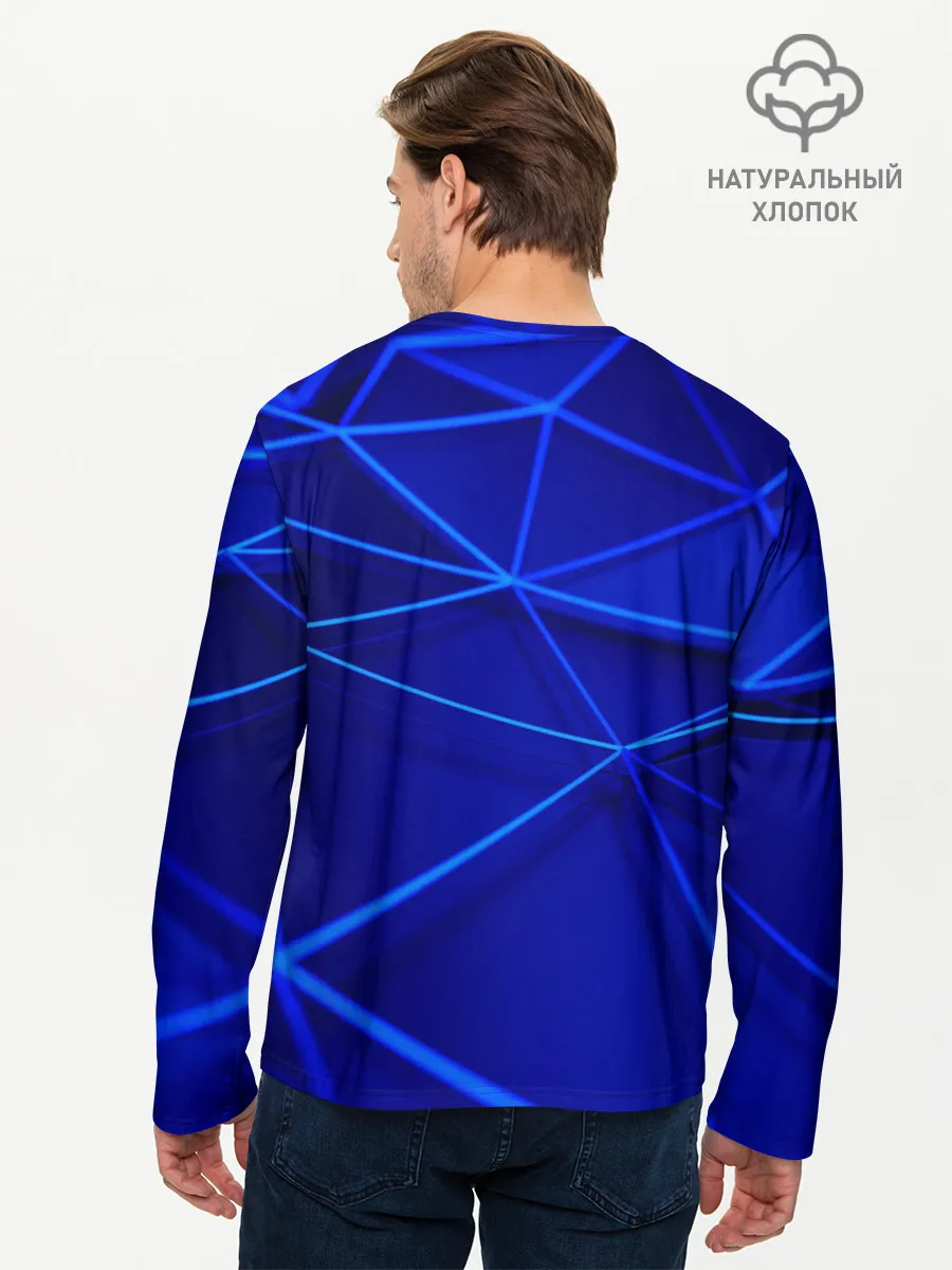 Мужской лонгслив базовый / delta abstraction