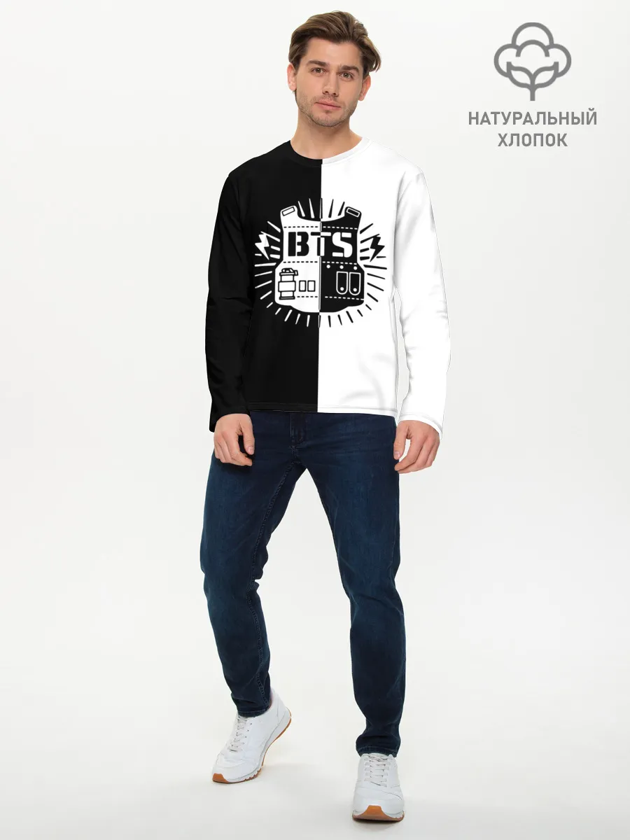 Мужской лонгслив базовый / Bangtan Boys