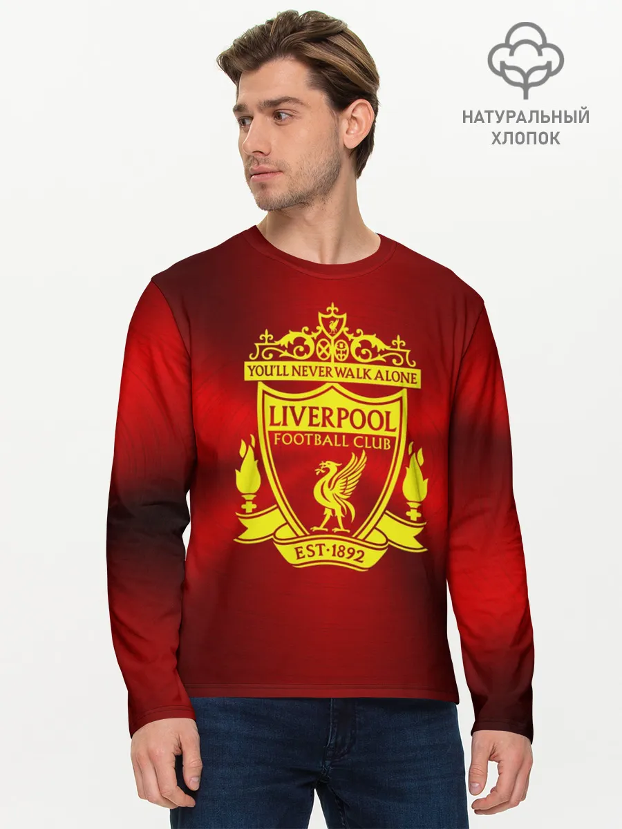 Мужской лонгслив базовый / ФК Ливерпуль