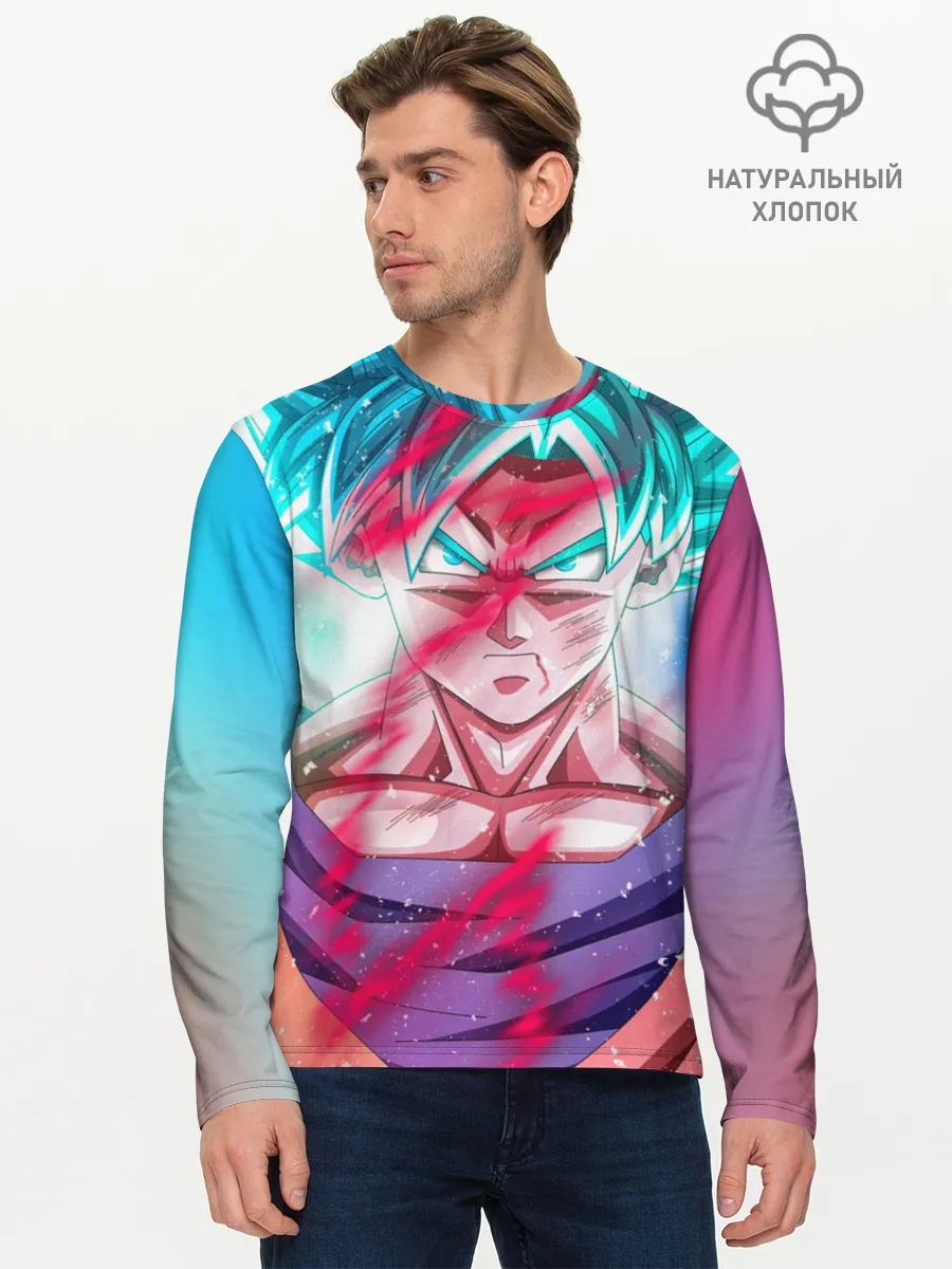 Мужской лонгслив базовый / Гоку