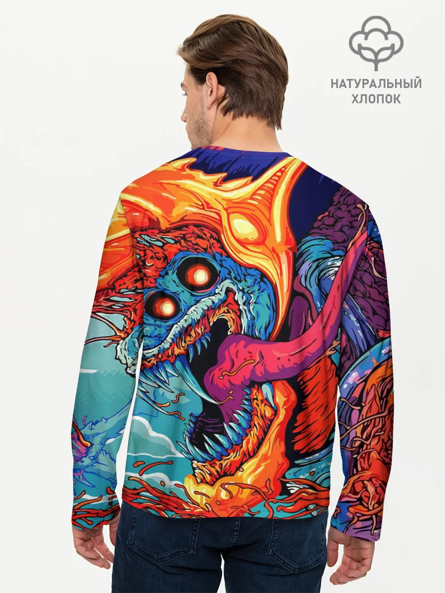 Мужской лонгслив базовый / Максим в стиле CS GO