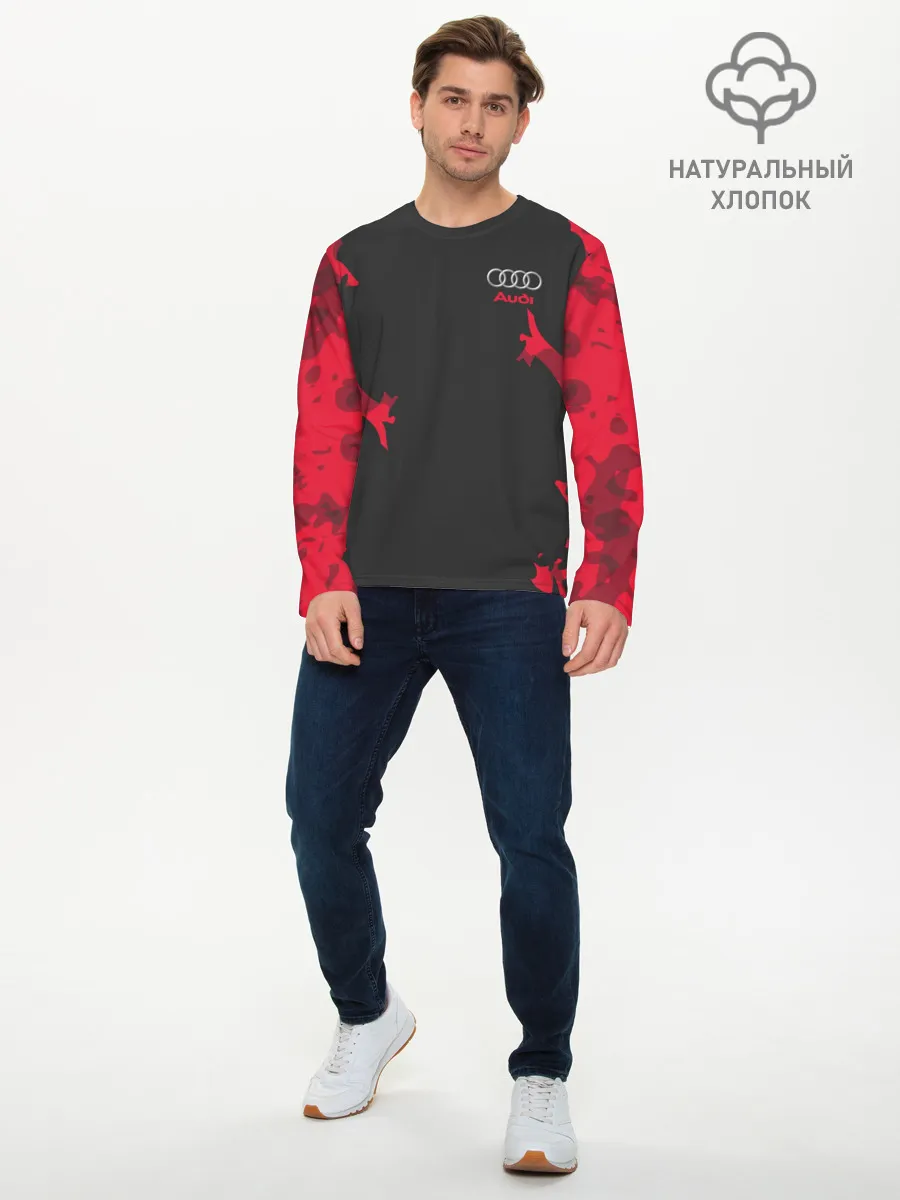 Мужской лонгслив базовый / AUDI SPORT