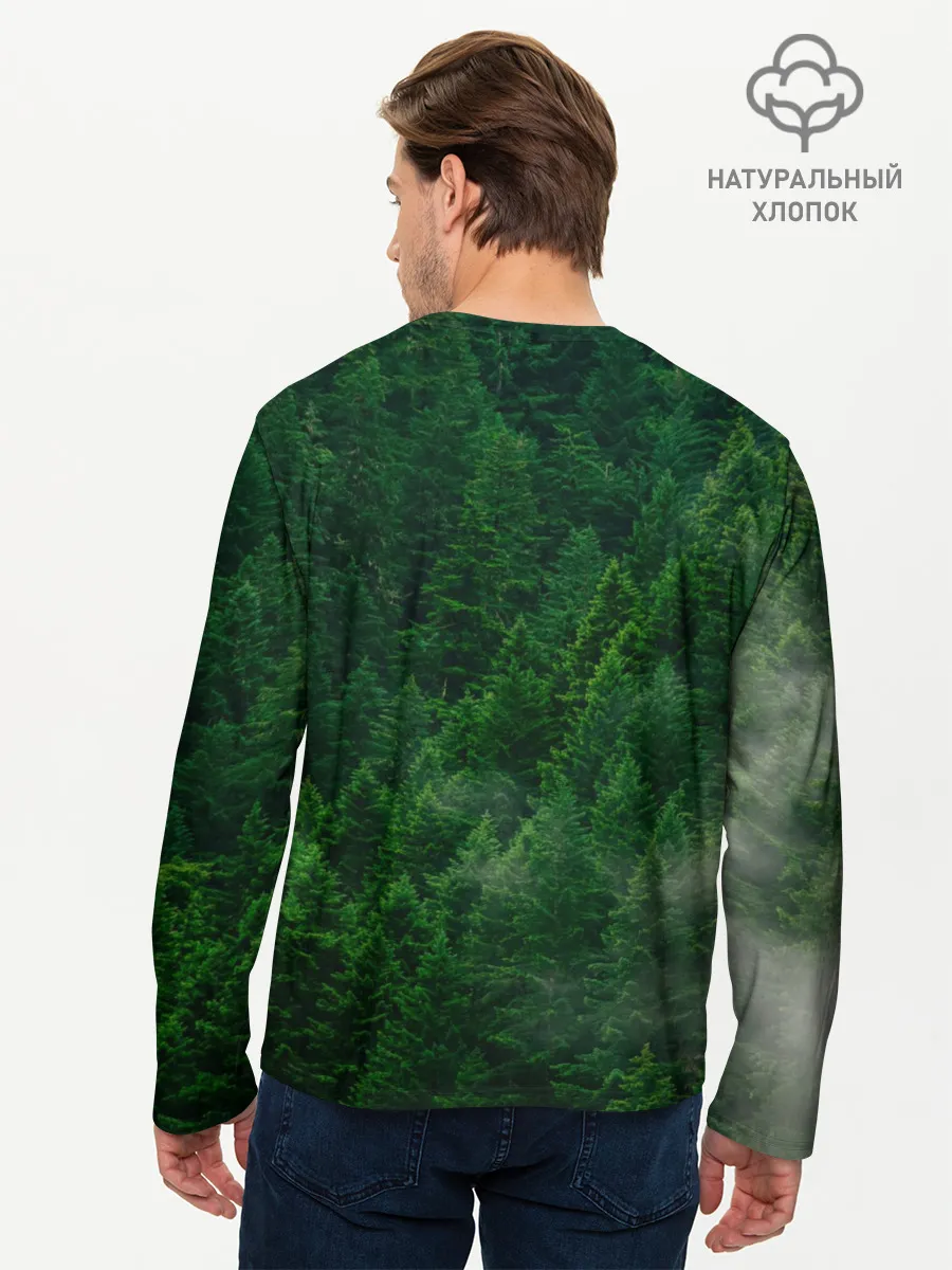Мужской лонгслив базовый / Сибирь
