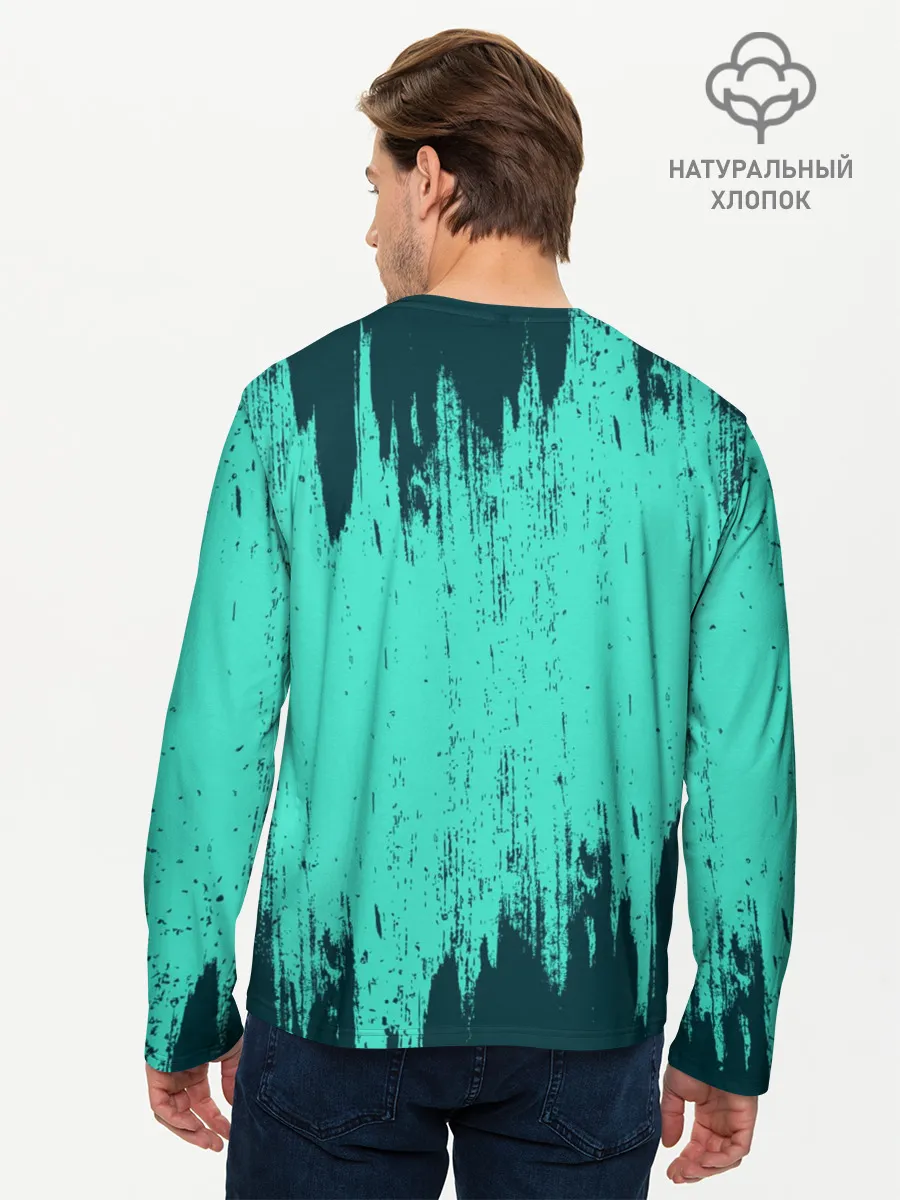 Мужской лонгслив базовый / Реал Мадрид