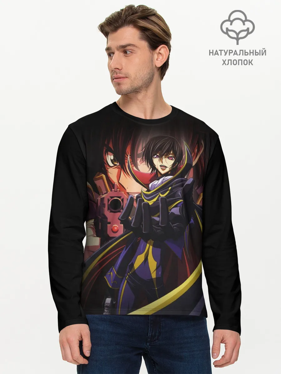 Мужской лонгслив базовый / Code Geass_8