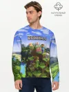 Мужской лонгслив базовый / Даниил - Minecraft