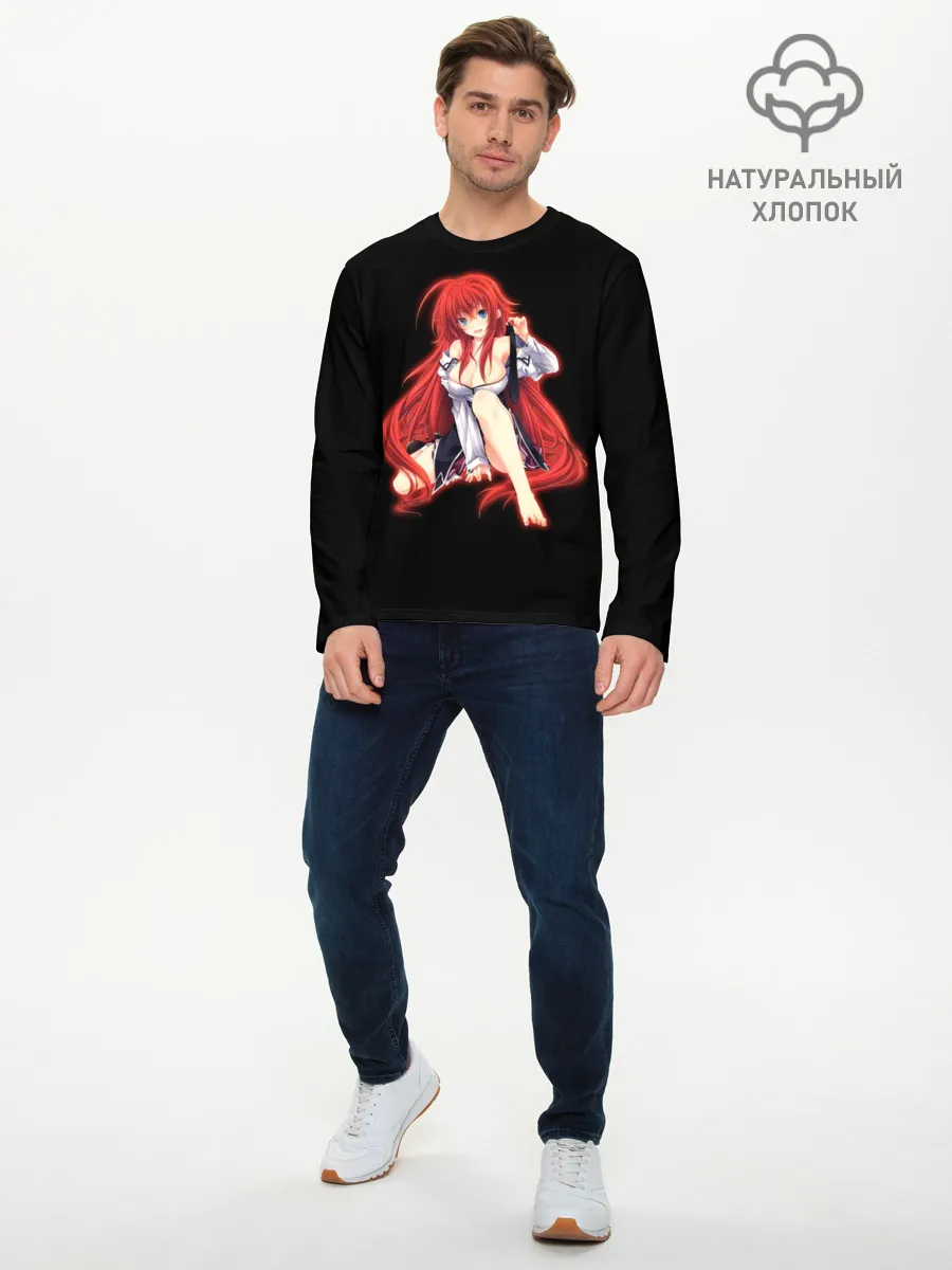 Мужской лонгслив базовый / Rias Gremory