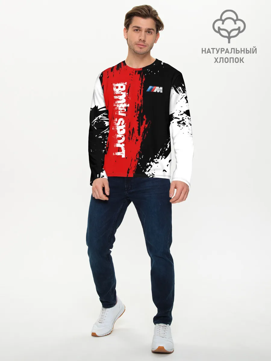 Мужской лонгслив базовый / BMW | БМВ