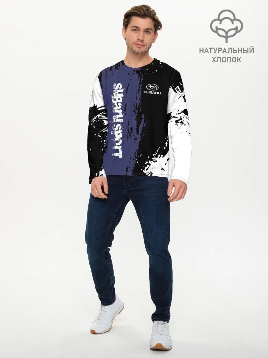Мужской лонгслив базовый / SUBARU | СУБАРУ