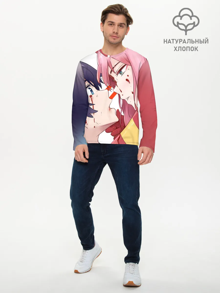 Мужской лонгслив базовый / Darling kiss