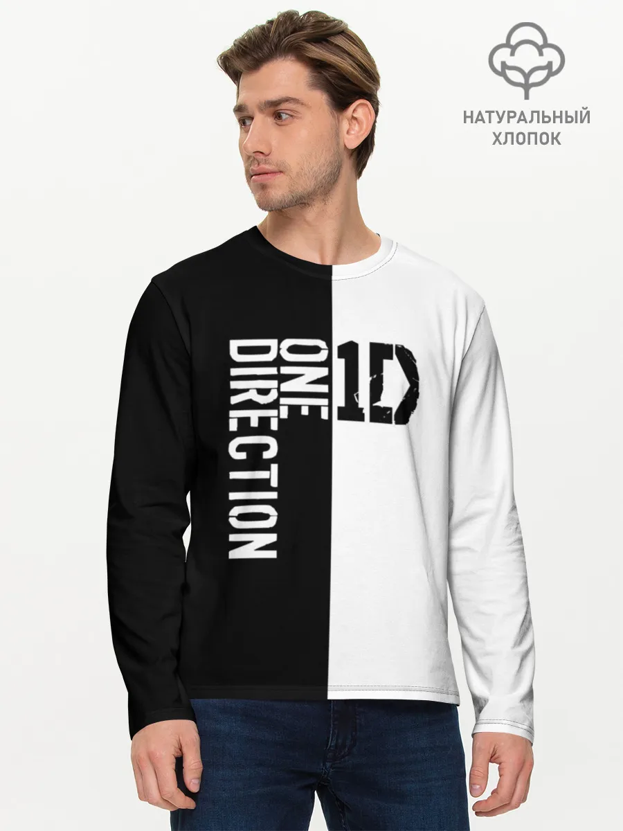 Мужской лонгслив базовый / One direction