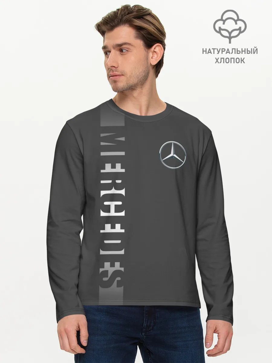 Мужской лонгслив базовый / MERCEDES BENZ SPORT