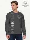 Мужской лонгслив базовый / MERCEDES BENZ SPORT