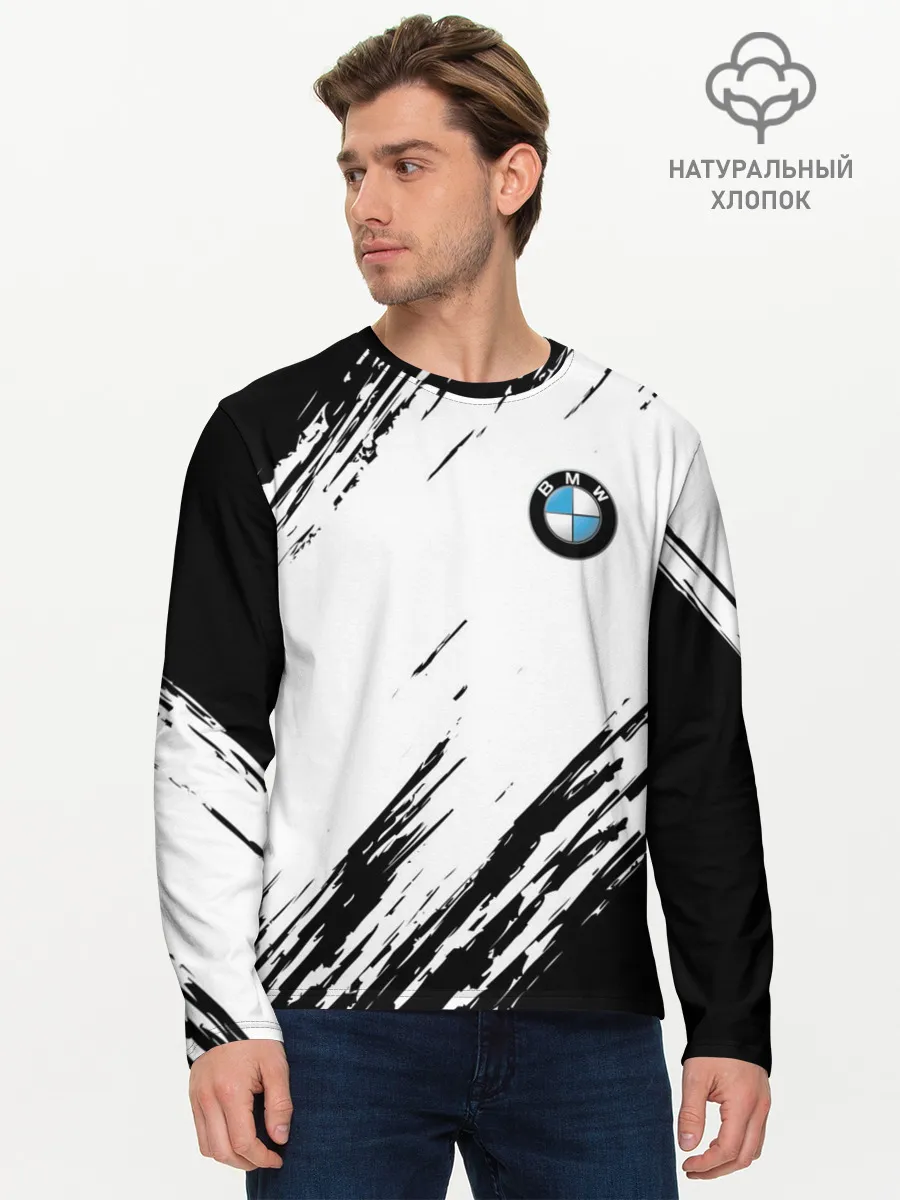 Мужской лонгслив базовый / BMW | БМВ