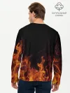 Мужской лонгслив базовый / Ярик огонь мужик