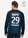 Мужской лонгслив базовый / Мбаппе Форма Домашняя 18/19