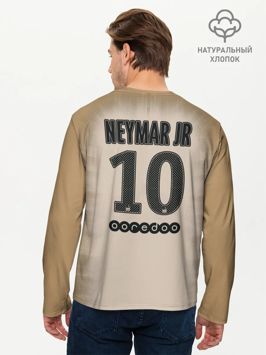 Мужской лонгслив базовый / Неймар Форма Новая Away 18/19