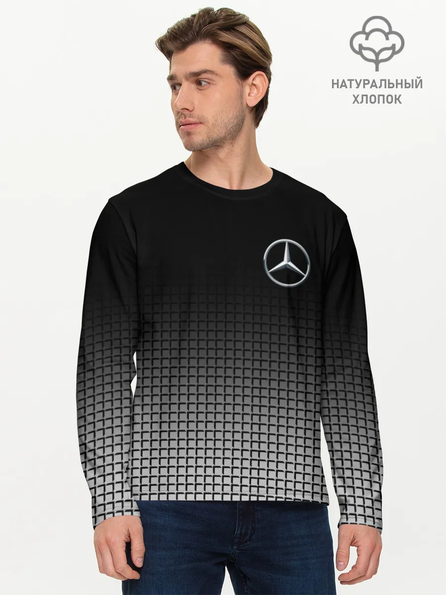 Мужской лонгслив базовый / MERCEDES BENZ SPORT