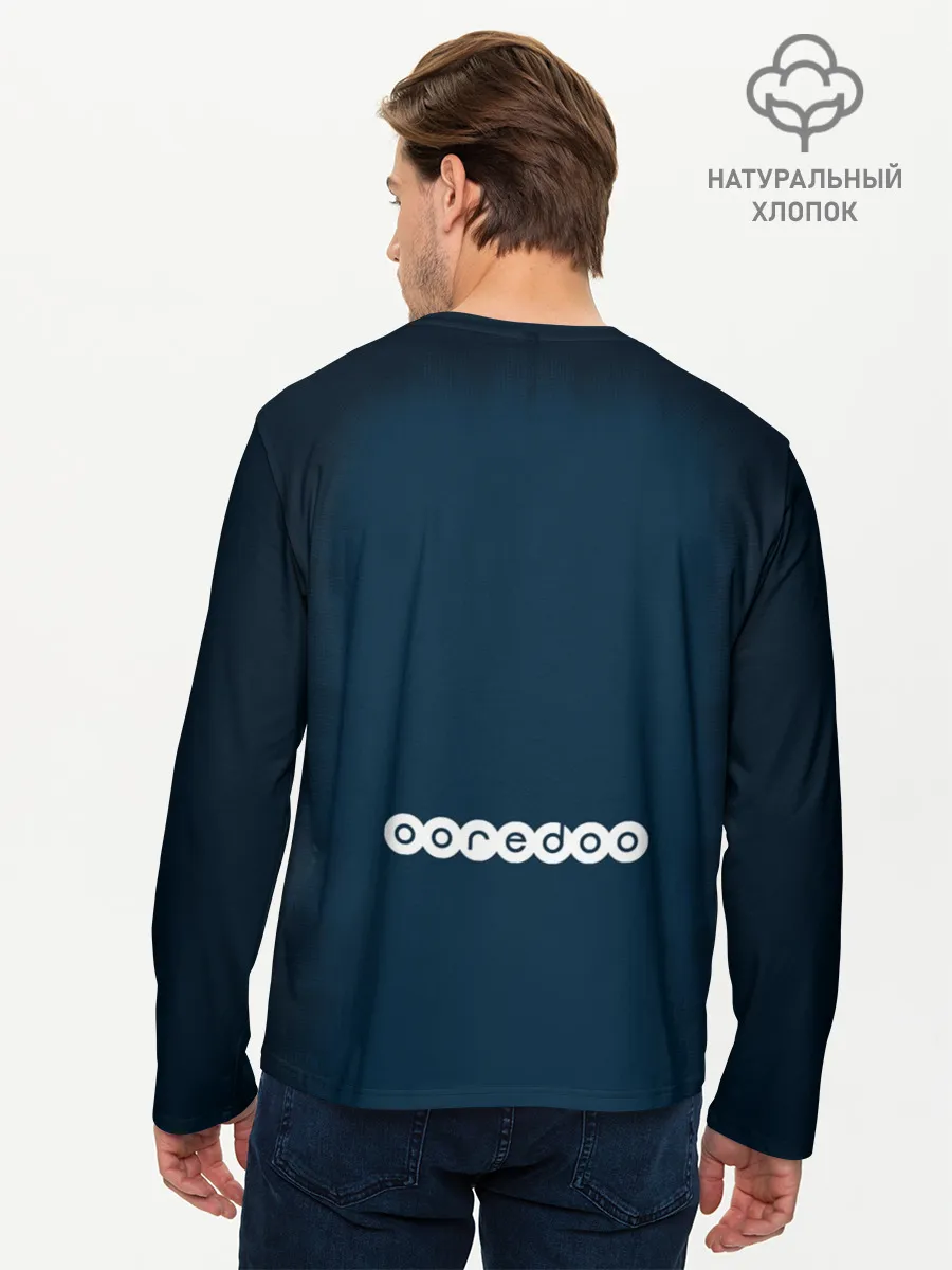 Мужской лонгслив базовый / PSG Форма Новая Home 18/19