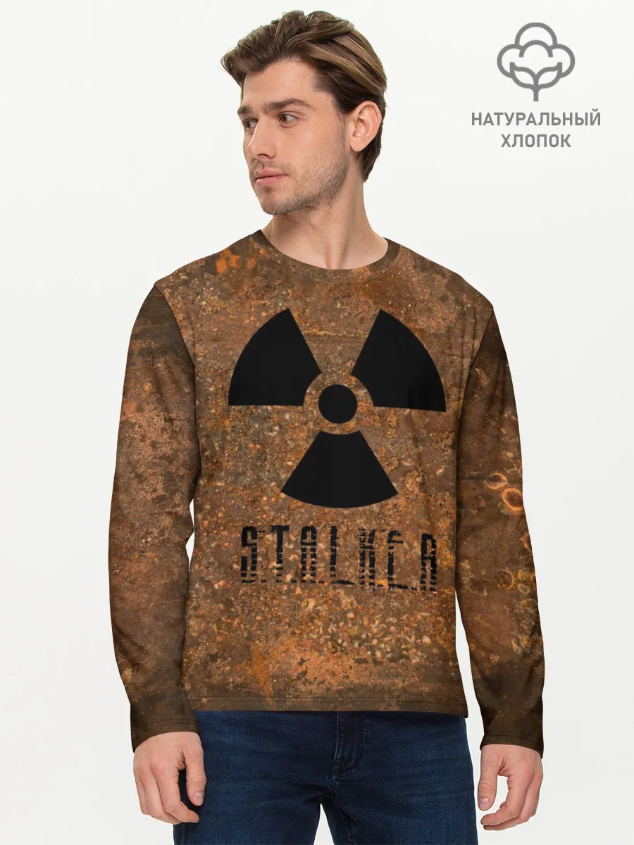 Мужской лонгслив базовый / STALKER