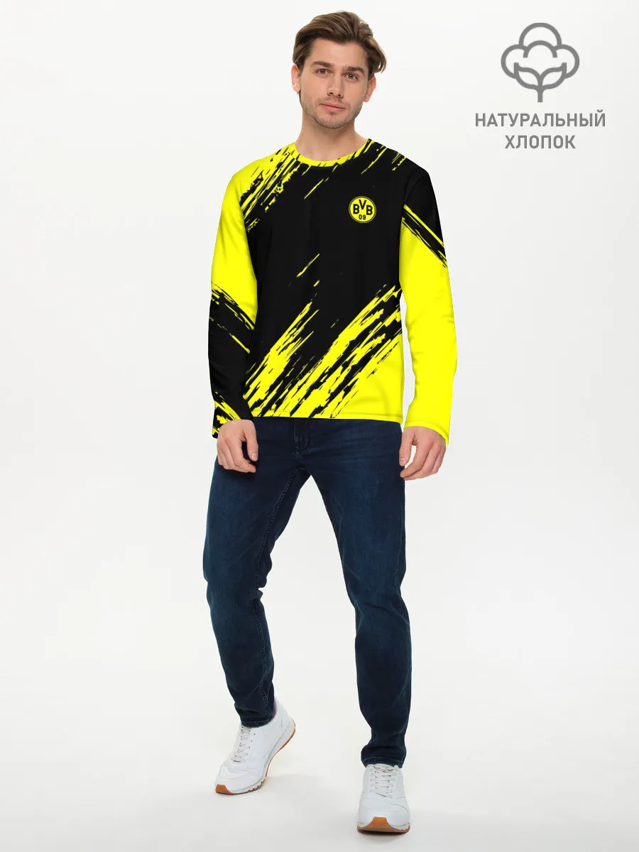 Мужской лонгслив базовый / FC Borussia 2018 Original