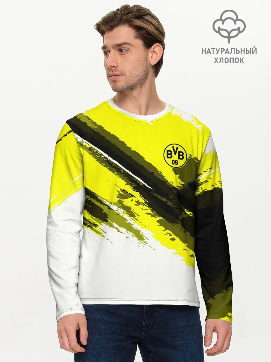 Мужской лонгслив базовый / FC Borussia Original 2018