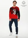 Мужской лонгслив базовый / JUVENTUS SPORT RED