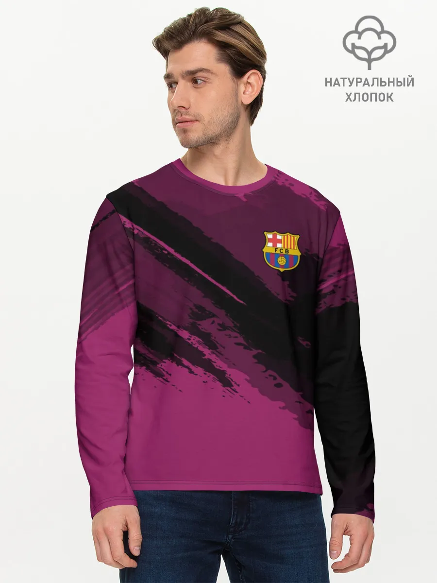 Мужской лонгслив базовый / Barcelona sport