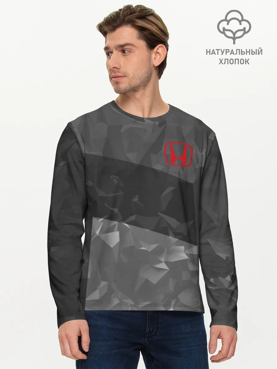 Мужской лонгслив базовый / HONDA SPORT