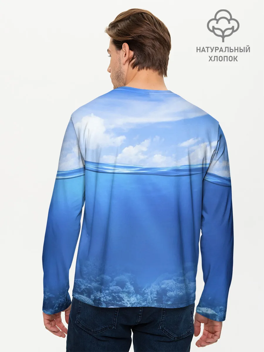 Мужской лонгслив базовый / Дайвинг