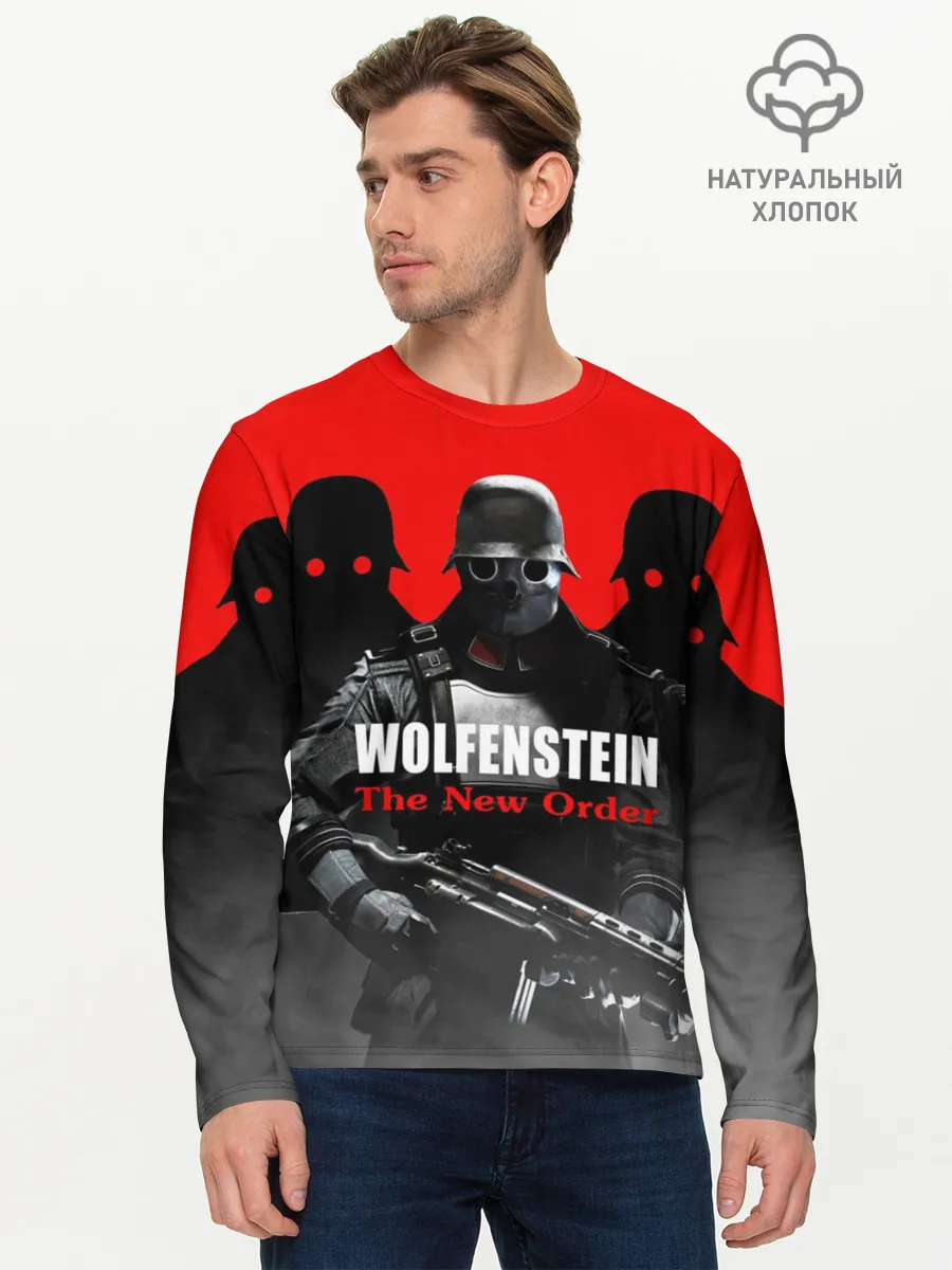 Мужской лонгслив базовый / Wolfenstein: The New Order