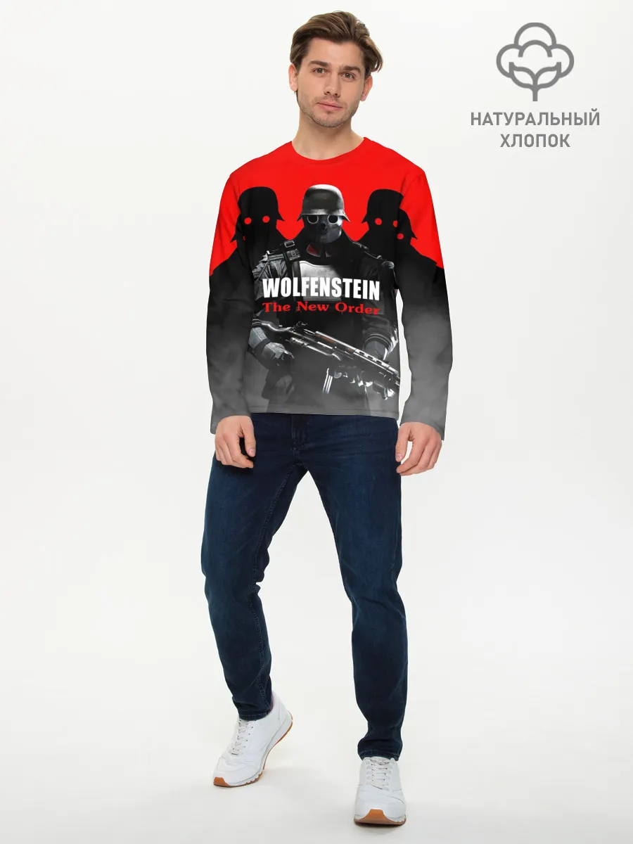 Мужской лонгслив базовый / Wolfenstein: The New Order