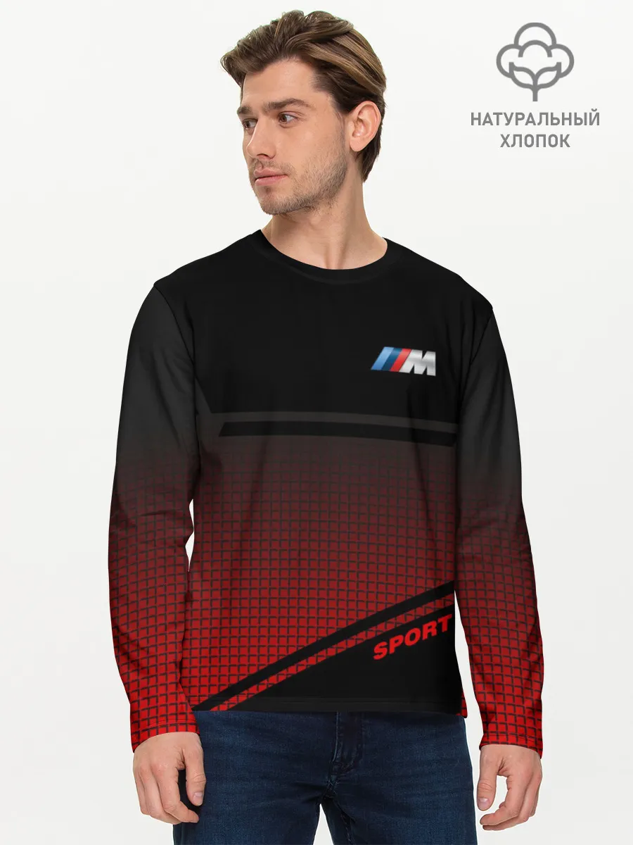 Мужской лонгслив базовый / BMW 2018 M Sport