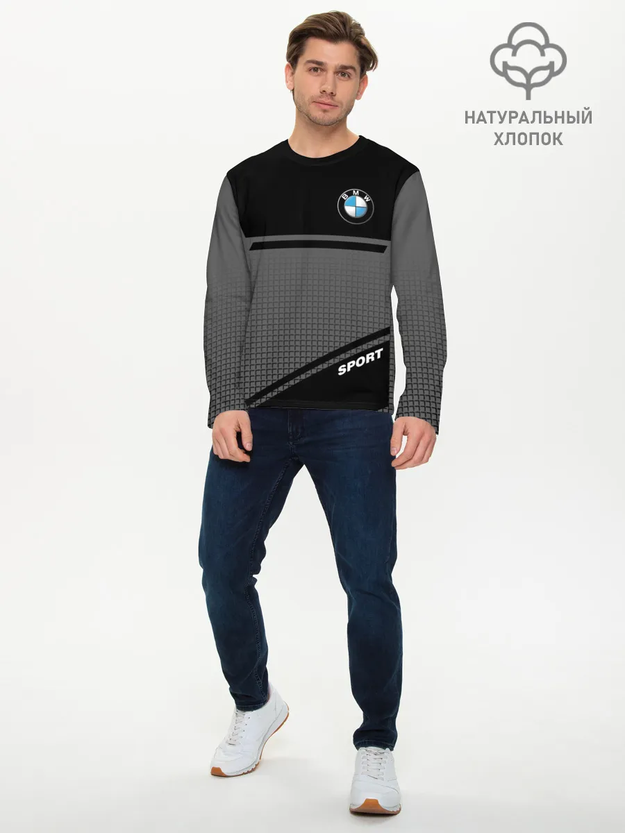Мужской лонгслив базовый / BMW SPORT | БМВ СПОРТ