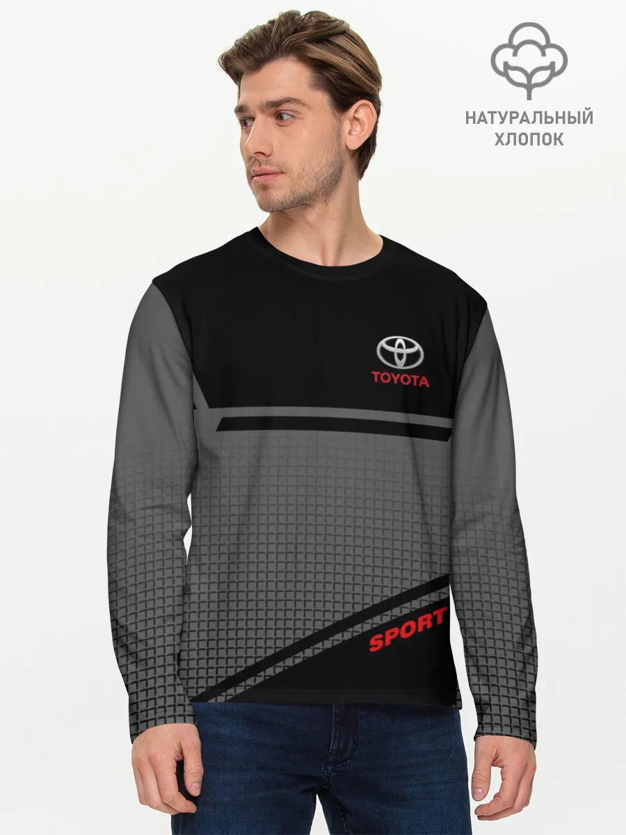 Мужской лонгслив базовый / TOYOTA | ТОЙОТА