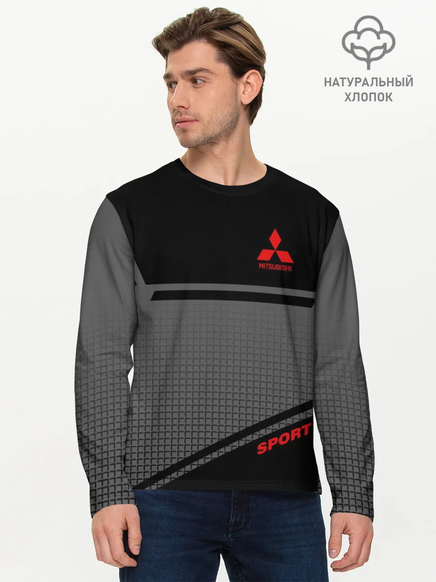 Мужской лонгслив базовый / MITSUBISHI SPORT