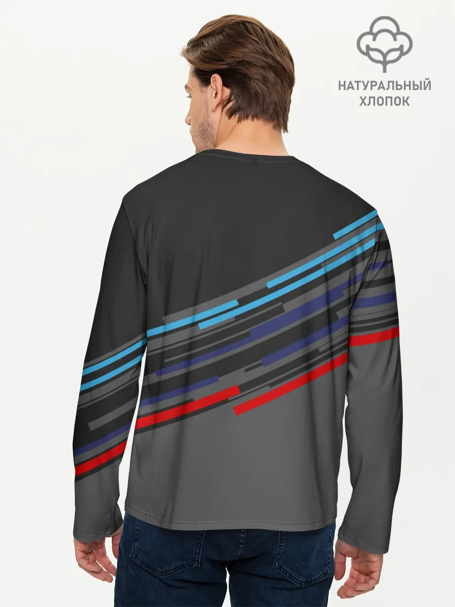 Мужской лонгслив базовый / BMW BRAND COLOR